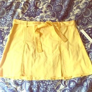 Susana Monaco Corduroy yellow skirt